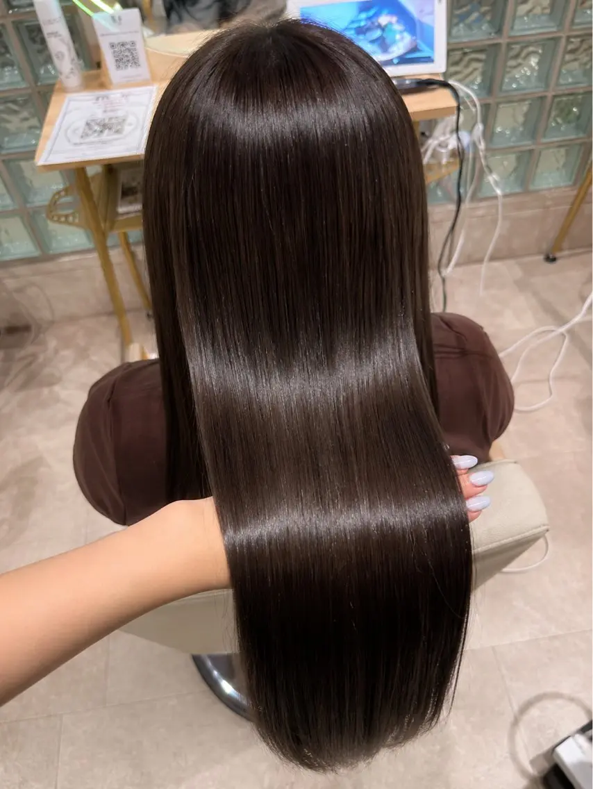 ロング カラー ヘアカラー トリートメント ハイトーン特化/ こはる🎀のヘアスタイル