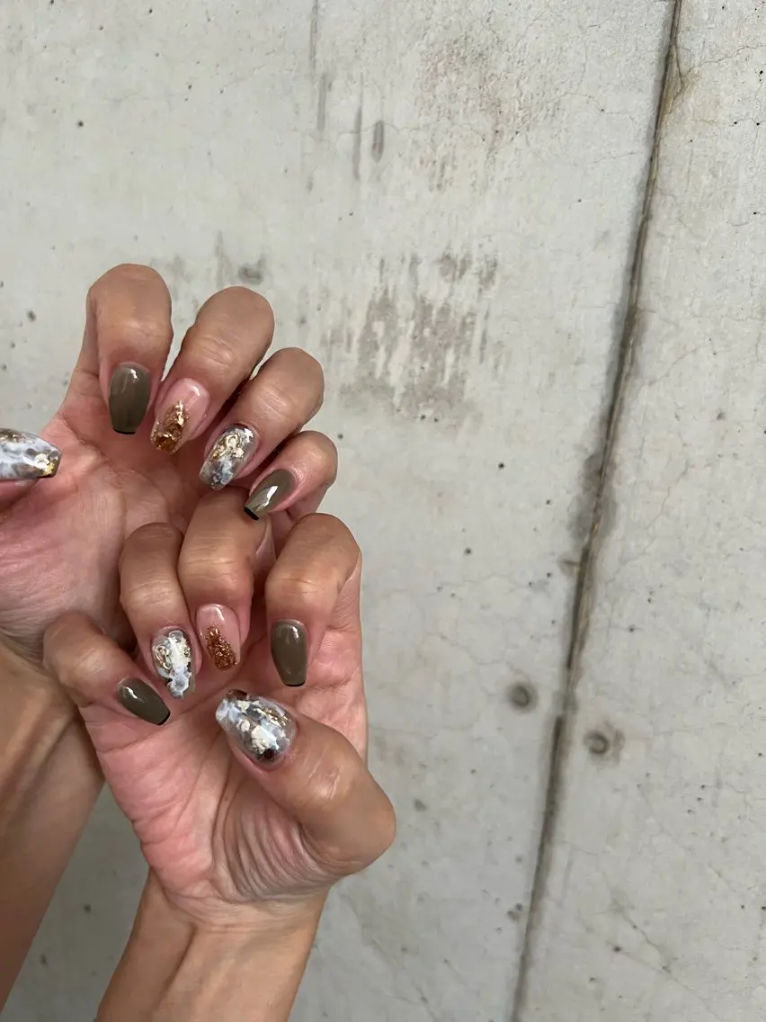 ネイル 持ち込み ニュアンスネイル Charme. NOBUKOのネイルデザイン