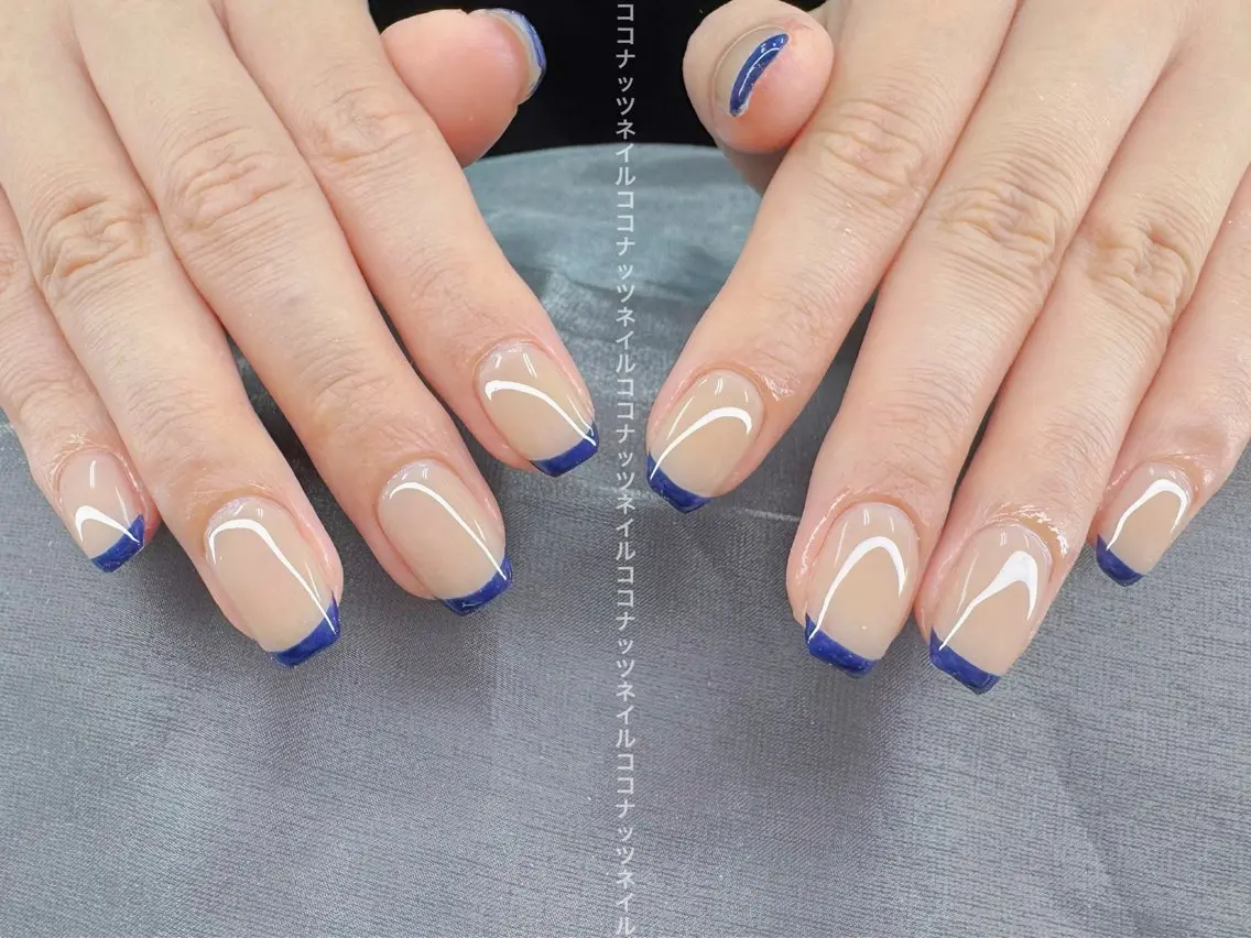 ネイル HOSHINO NAIL_長さだしのネイルデザイン