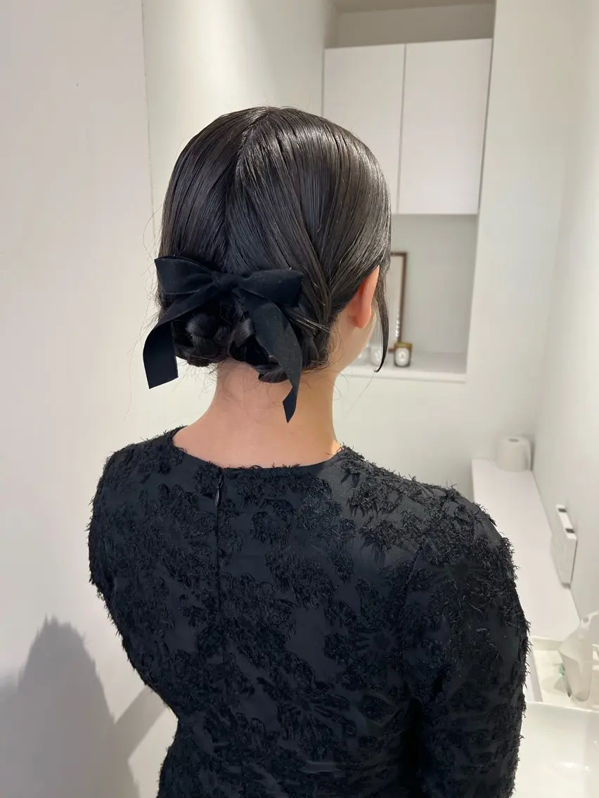 ヘアアレンジ ヘアセット アレンジ/ブラウン カラー HARU🕯のヘアスタイル