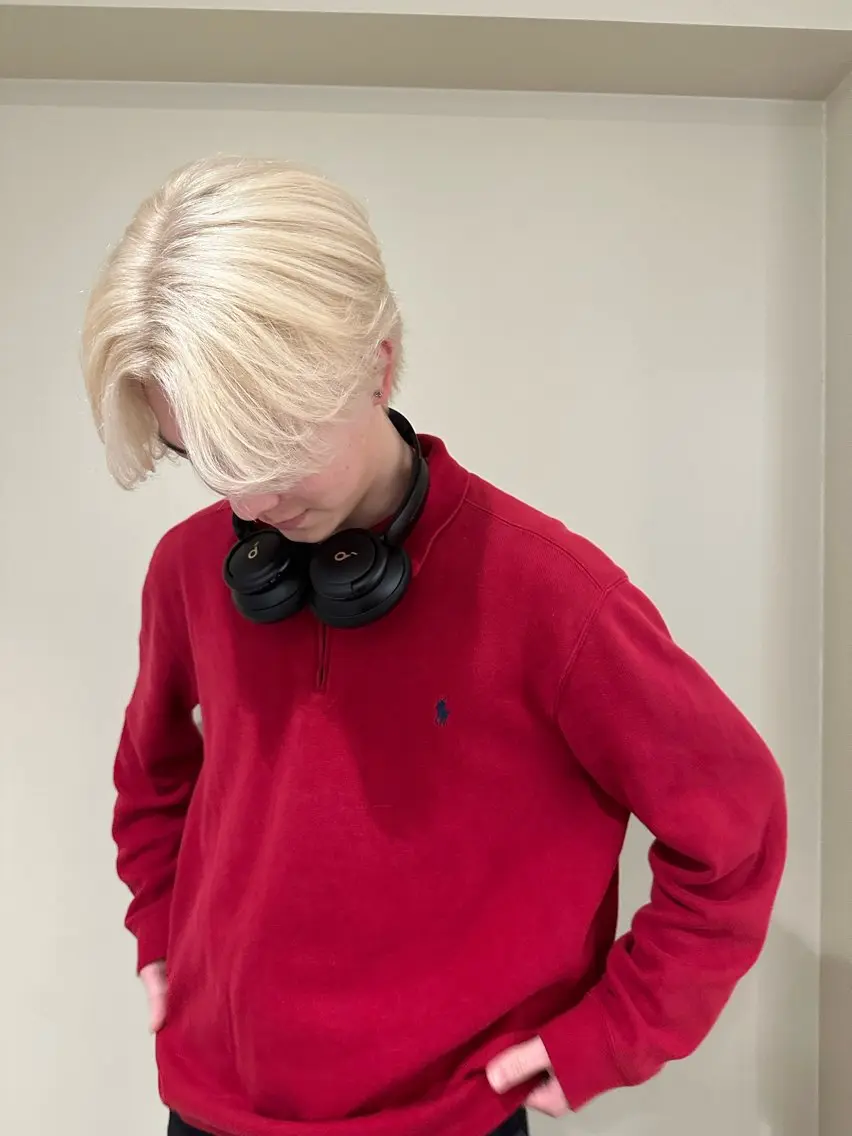 【期間限定】メンズ人気no.1/ ブリーチ➕ブロンドカラー👱🏻♂️の写真
