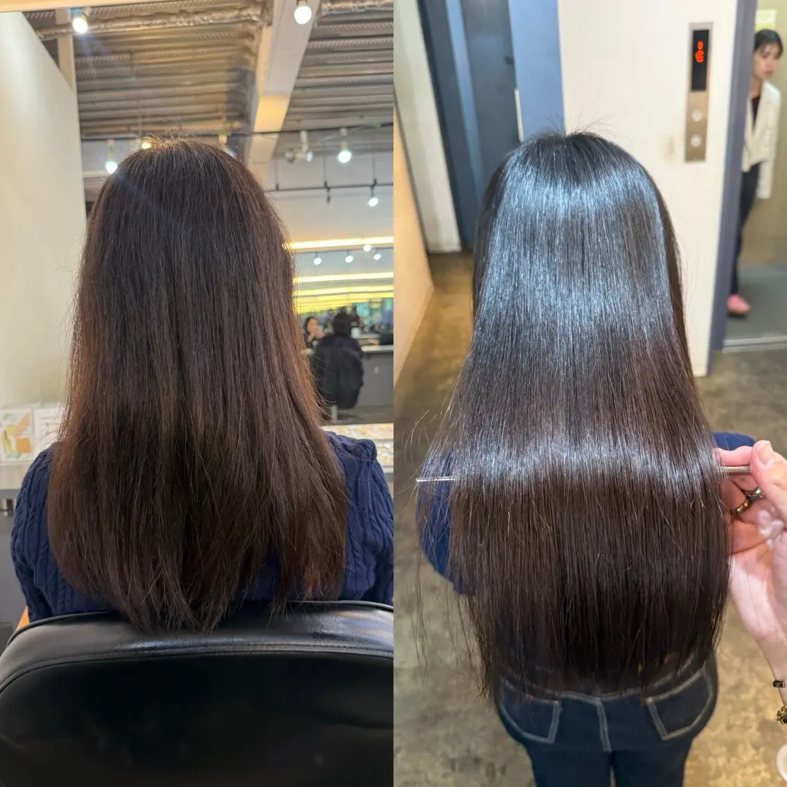 セミロング カット 縮毛矯正 トリートメント 縮毛矯正/レイヤー カット⭐️SHOTAのヘアスタイル