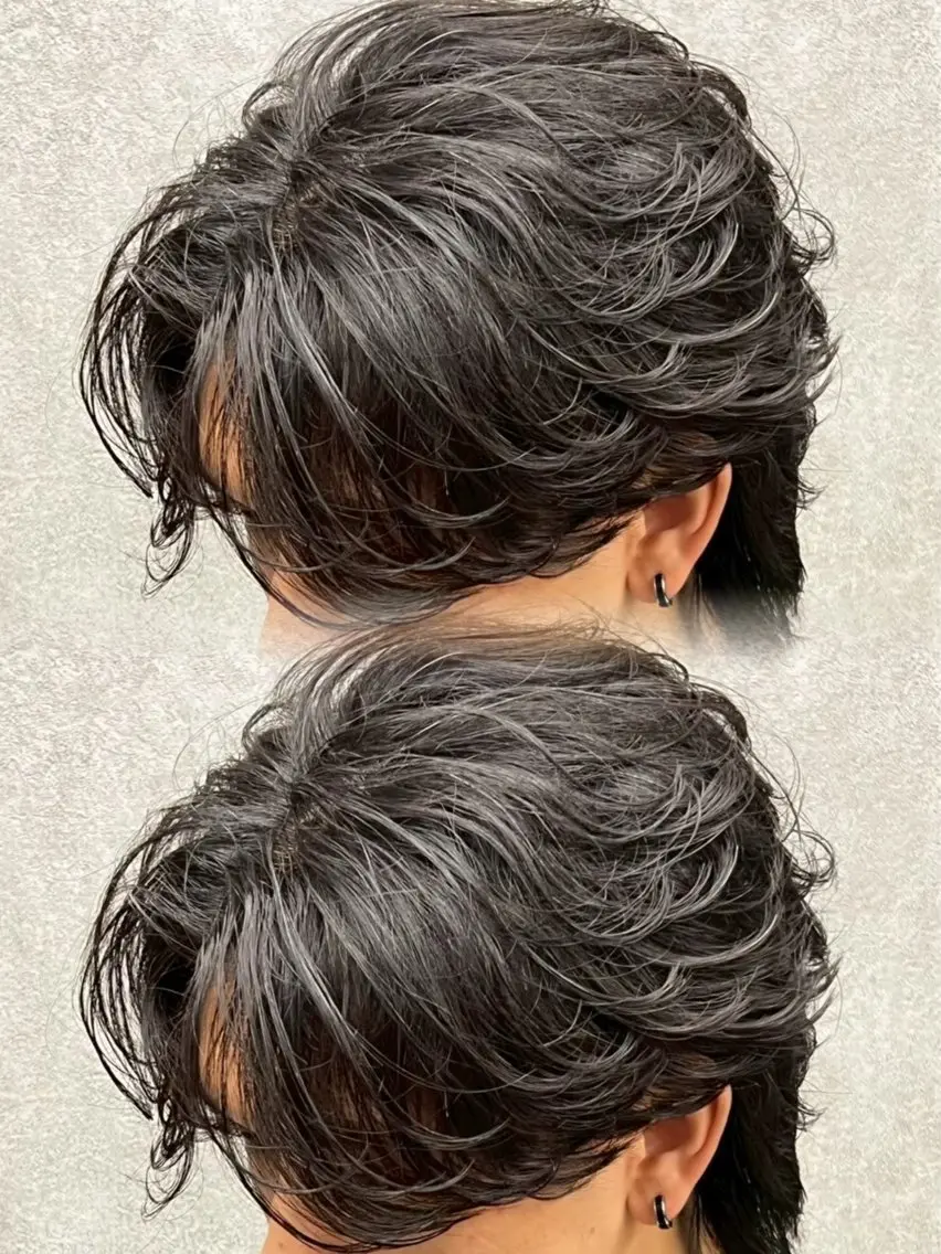 カラー パーマ メンズ メンズパーマ ニュアンスパーマ カット パーマ 札幌メンズ指名 No. 1/光👑のヘアスタイル