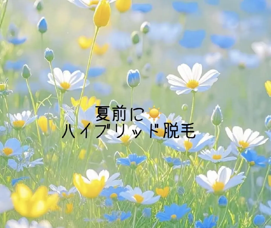 【今から始める夏前に脱毛】最新ハイブリッド脱毛！選べる4ヶ所✨埼玉口コミNo.1🤍の写真