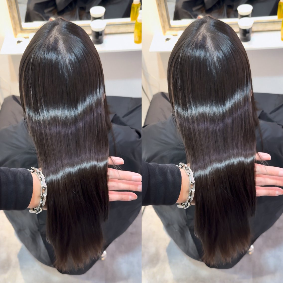 ロング カット 縮毛矯正 トリートメント 縮毛矯正\髪質改善 🫧拓都のヘアスタイル