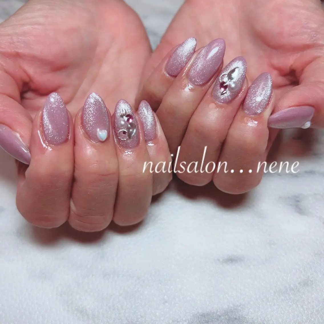 ネイル マグネットネイル nailsalon ...neneのネイルデザイン