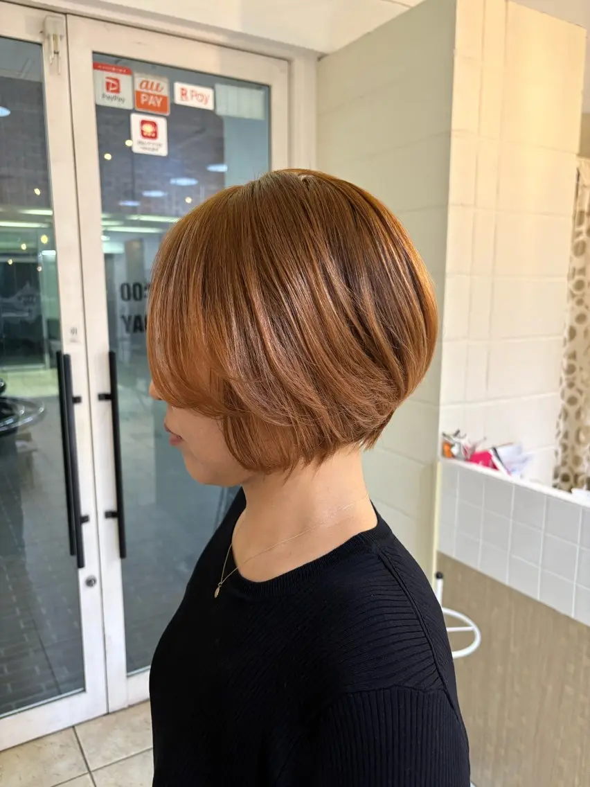 カラー ヘアカラー トリートメント スズキ ユウナのヘアスタイル