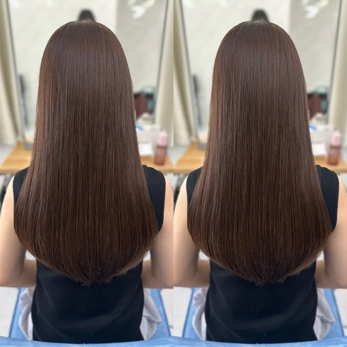 ロング カラー 髪質改善🩵縮毛矯正 代々木/木下のヘアスタイル
