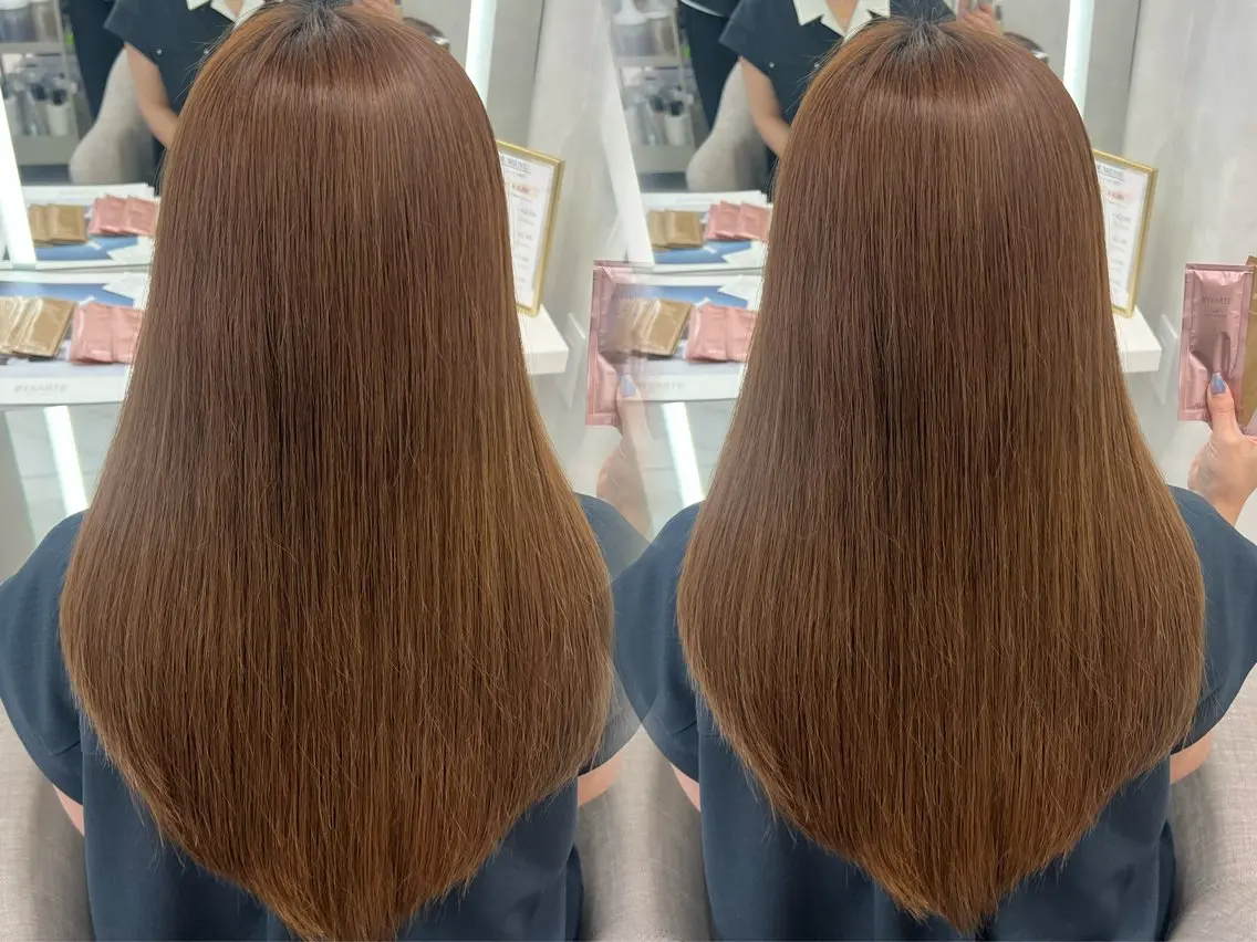 ロング カット ヘアカラー トリートメント オーダーメイド施術 SHUTO名駅4分のヘアスタイル