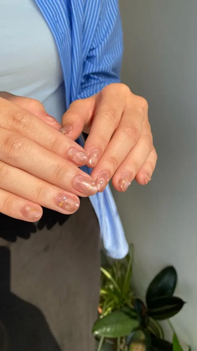 ネイル ハンドネイル 草加ニュアンスネイル 🌚hersのネイルデザイン
