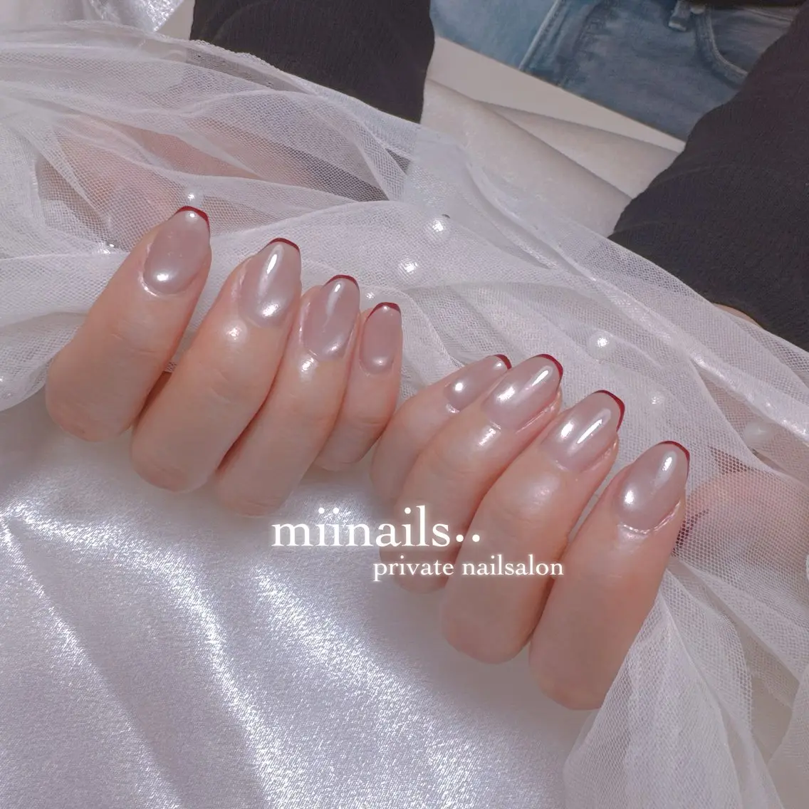 ネイル マグネットネイル ワンホンネイル ハンドネイル nailsalon miinailsのネイルデザイン