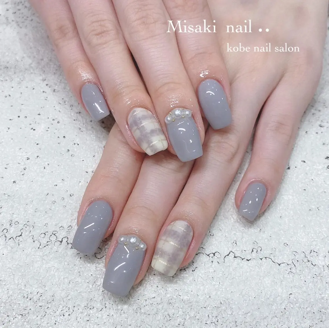 ネイル 韓国ネイル ワンホンネイル ハンドネイル nailsalon miinailsのネイルデザイン