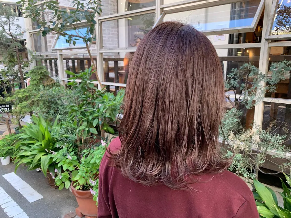 ケアカラー+活性ケラチン9ステップトリートメントの写真
