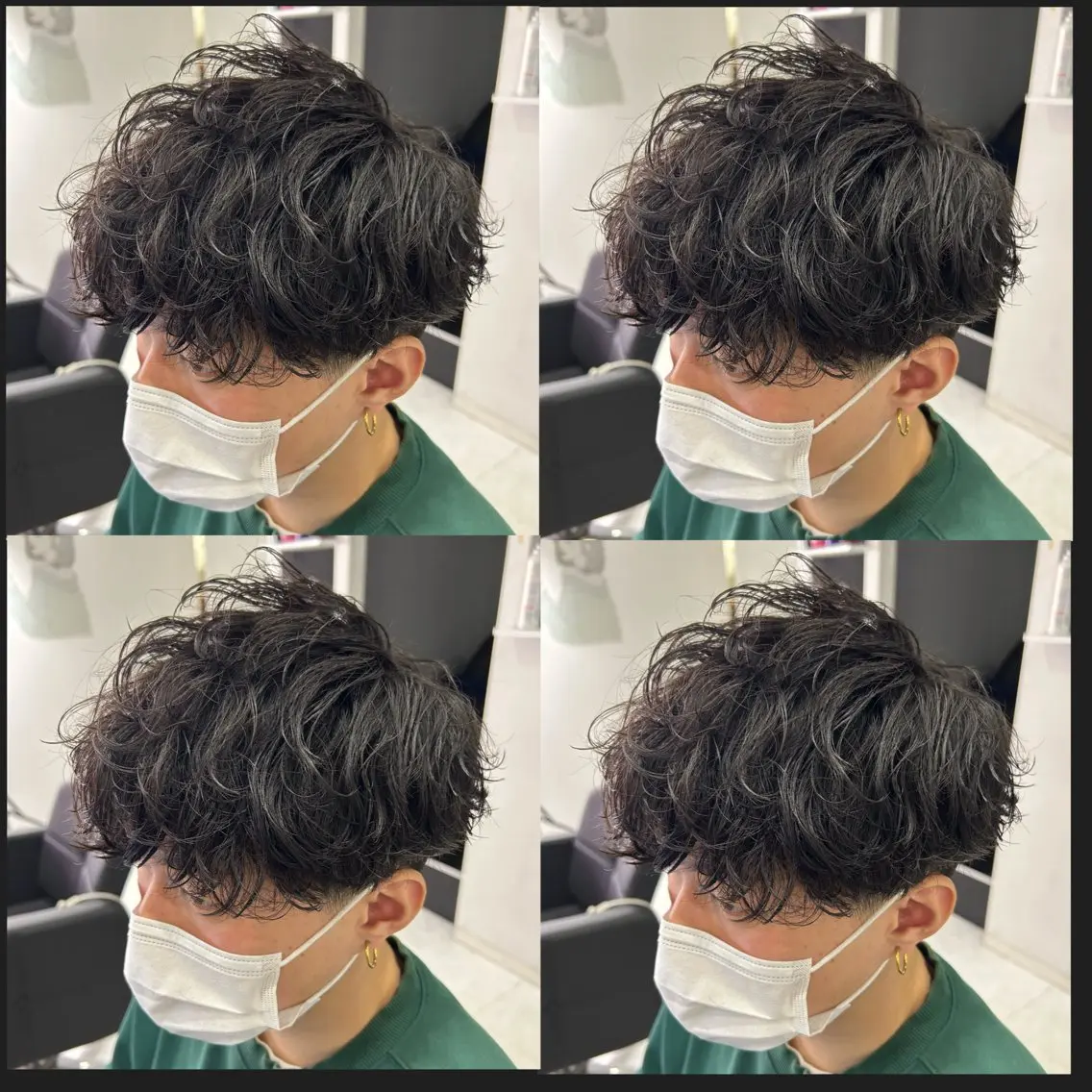 ショート 🔥メンズパーマ 特化 渡辺一翔のヘアスタイル