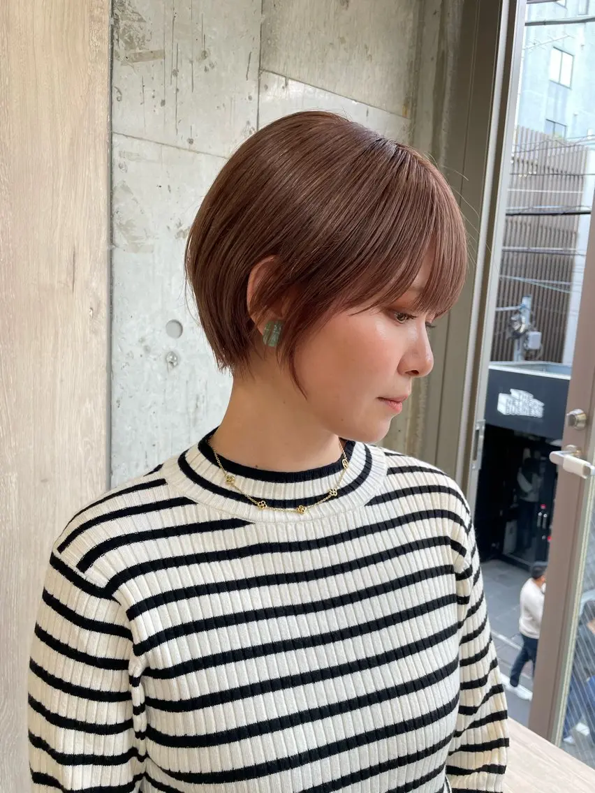 ショート メンズブリーチ カラーhirokoのヘアスタイル