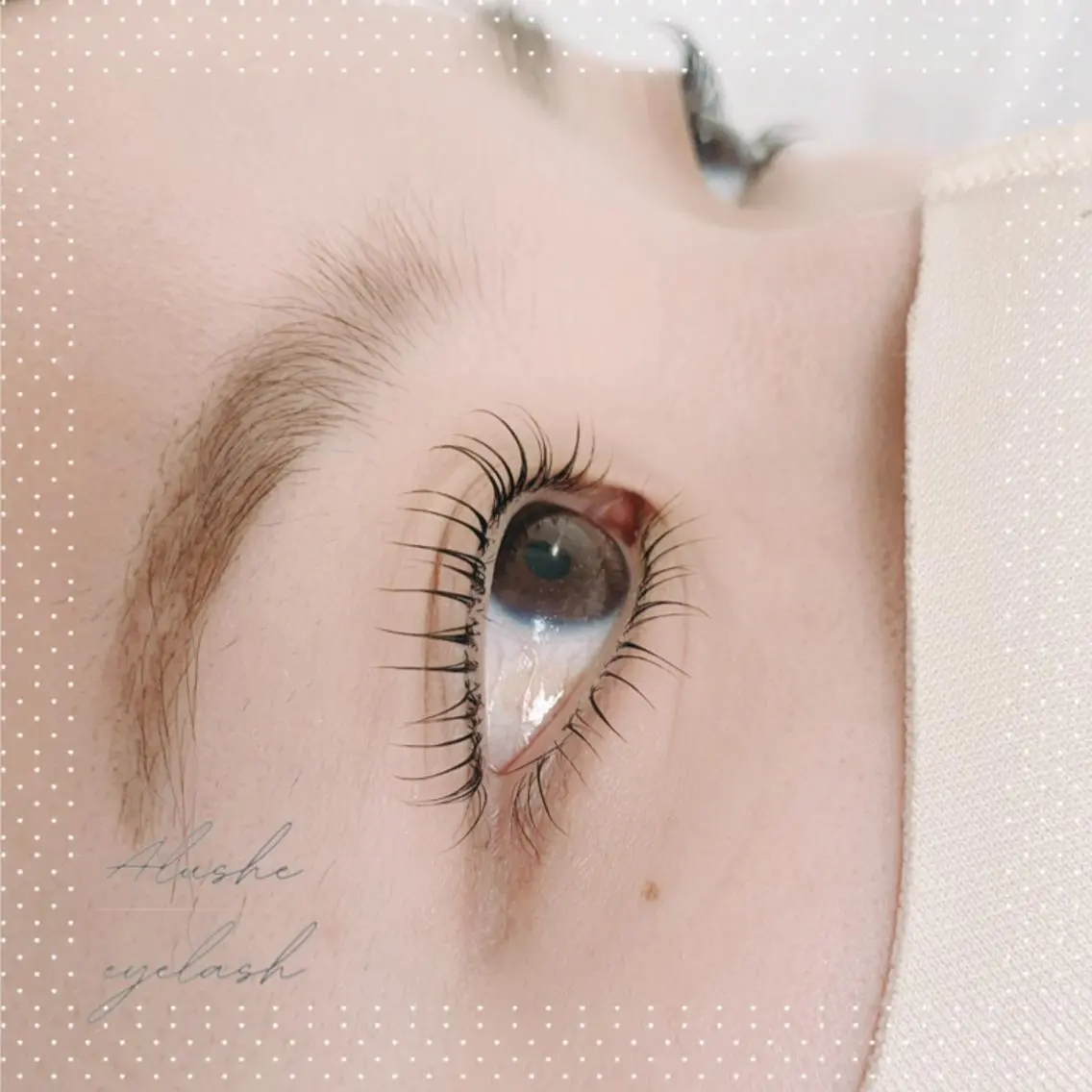 下まつ毛パーマ ¥2800の写真