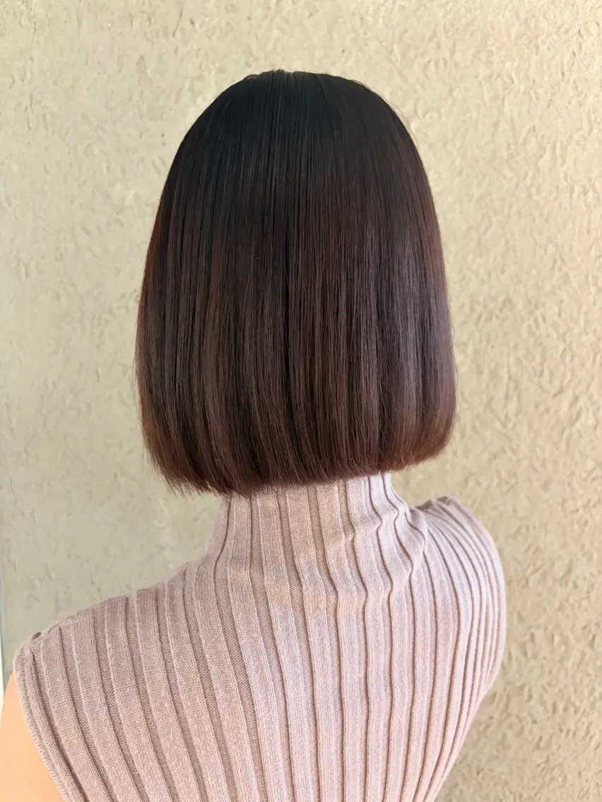 ミディアム 縮毛矯正 トリートメント Heart box 仲嶺　瑠輝のヘアスタイル