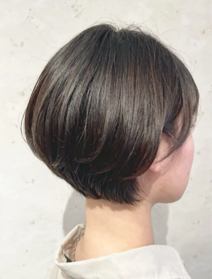 ショート ショートヘア 藤田 美香のヘアスタイル