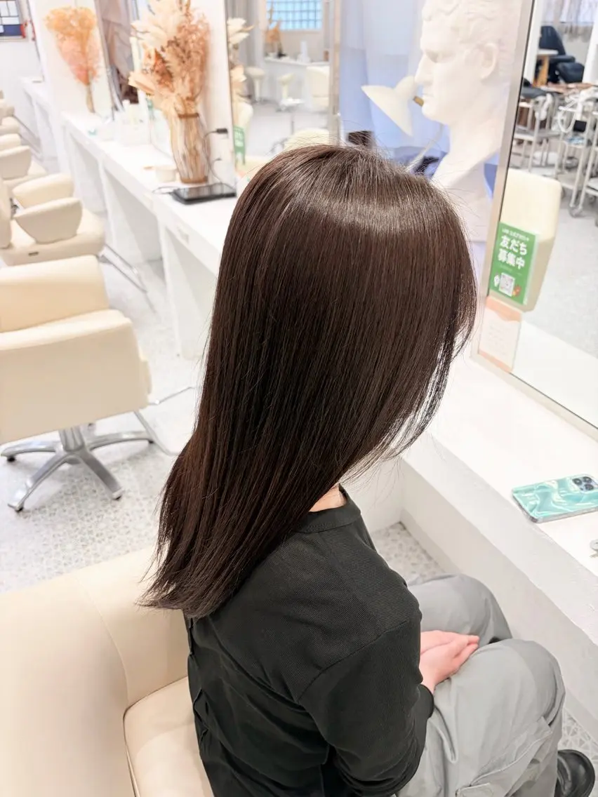 ロング ヘアカラー トリートメント LOMARLIE / yunaのヘアスタイル
