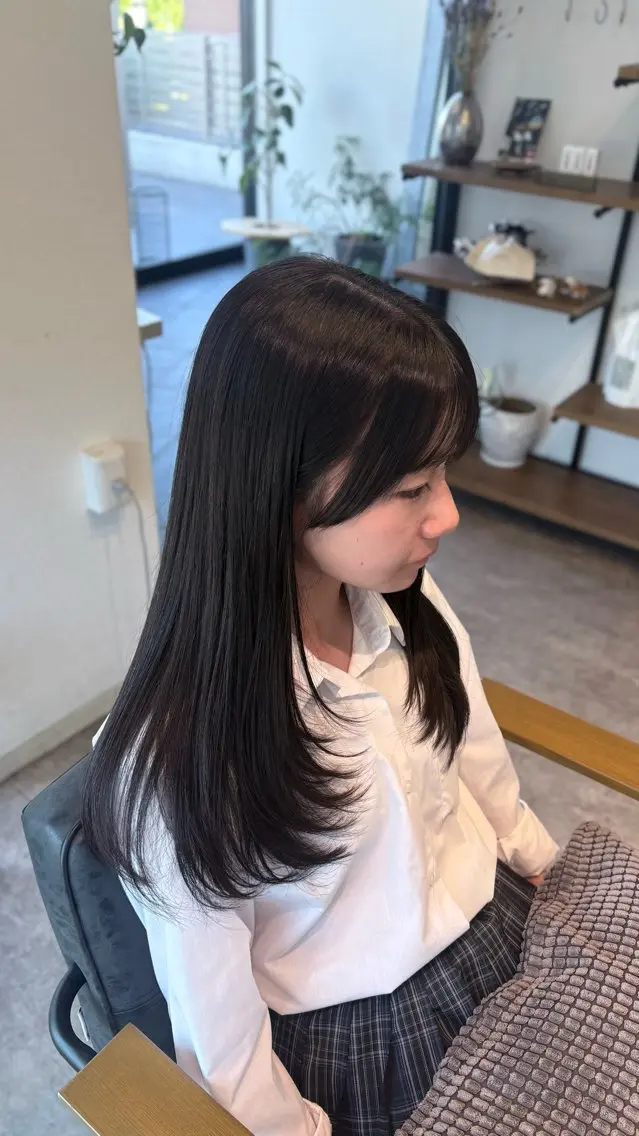 ロング カット カットモデル✂️ ゆうかのヘアスタイル