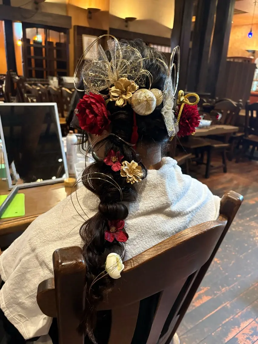 ミディアム 卒業式のヘアスタイル トリートメント ヘアセット ボブ/ショート/梅田 /さのまなみのヘアスタイル