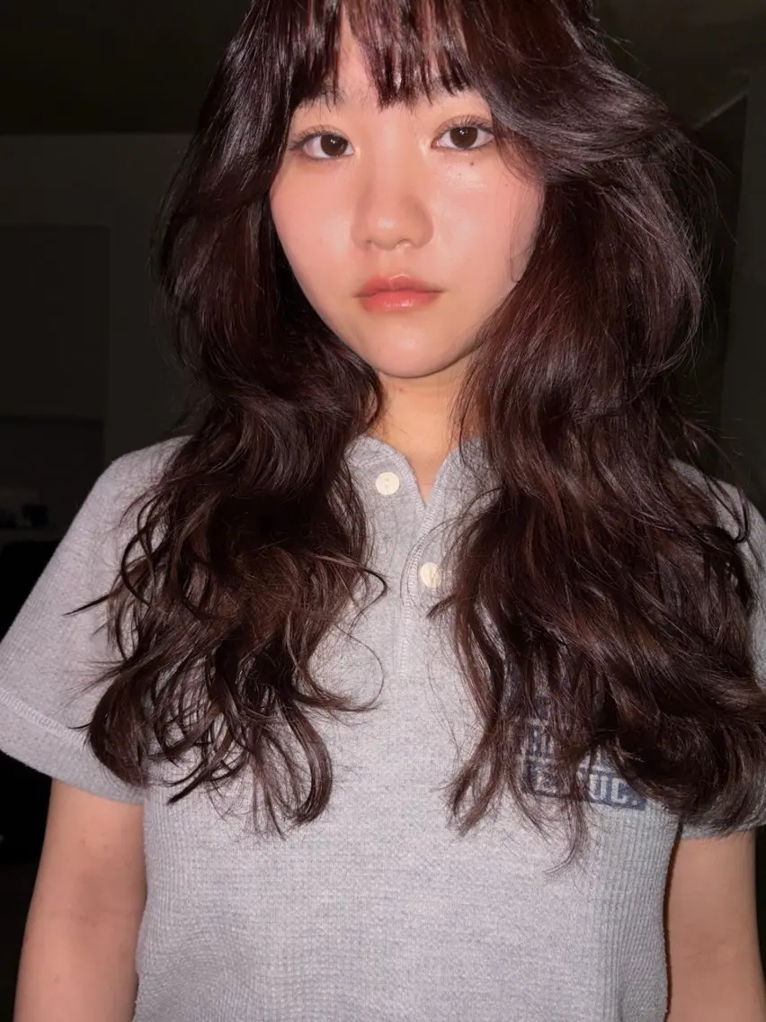ミディアム 🩵🫧ふちゃく はるな🫧🩵のヘアスタイル