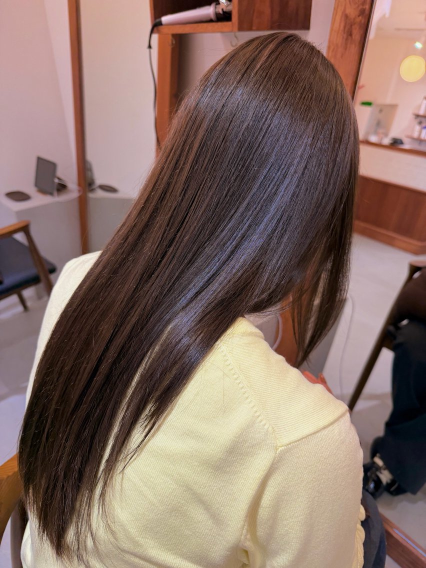 ロング カラー ベージュカラー ヘアカラー カラー、縮毛矯正 モデル募集✨YUTAのヘアスタイル