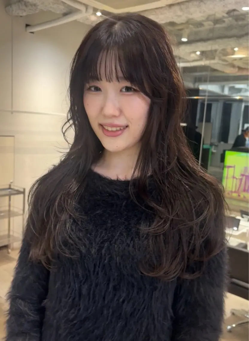 【顧客限定】カット+艶カラー(ワンカラー)+ケアトリートメントの写真