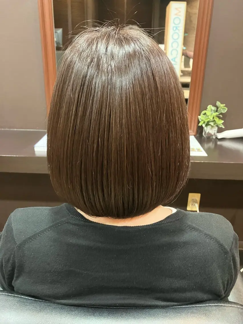 ショート 縮毛矯正 前之園 ひかるのヘアスタイル