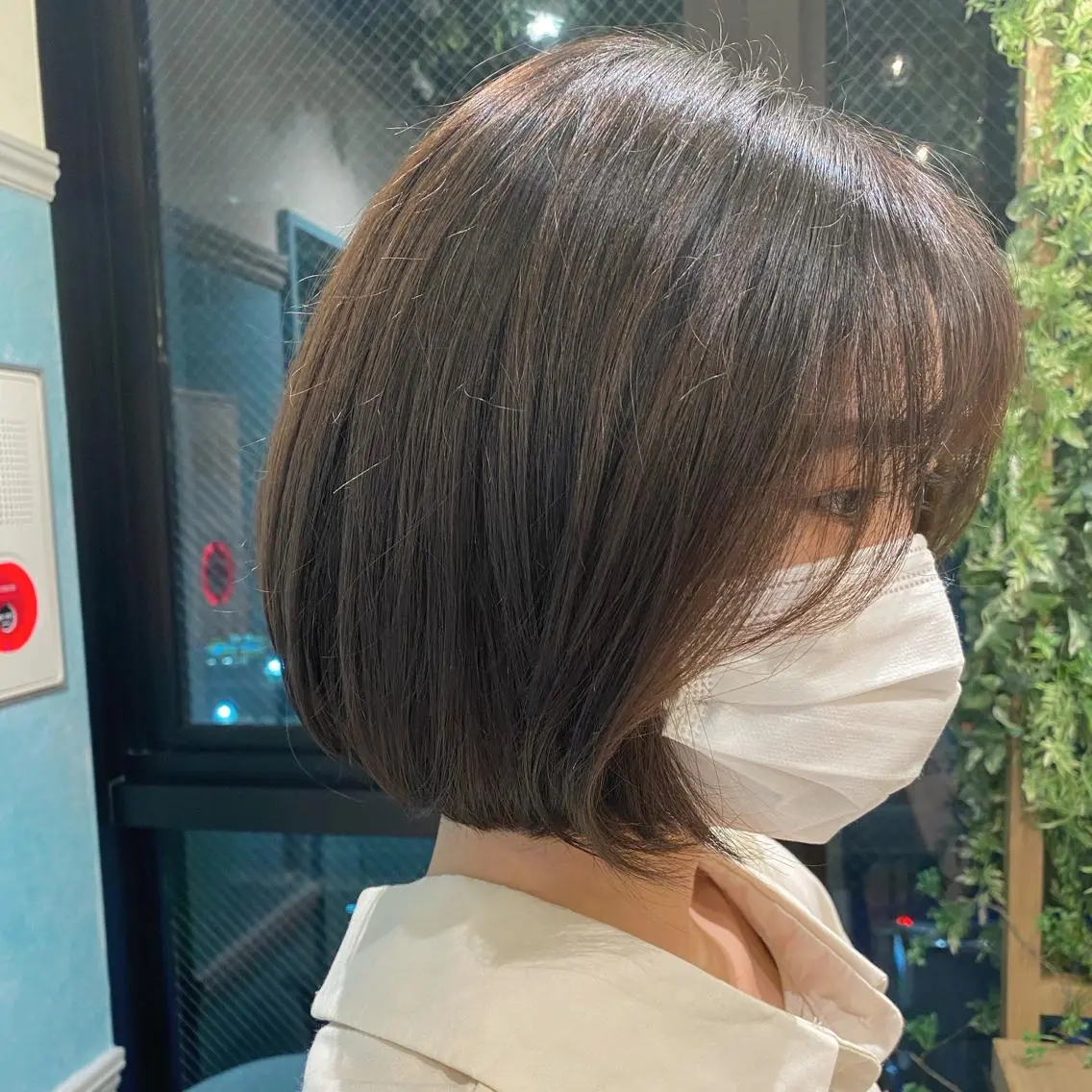 ミディアム ボブ 韓国風ヘア 石畑結華 Lond店長のヘアスタイル