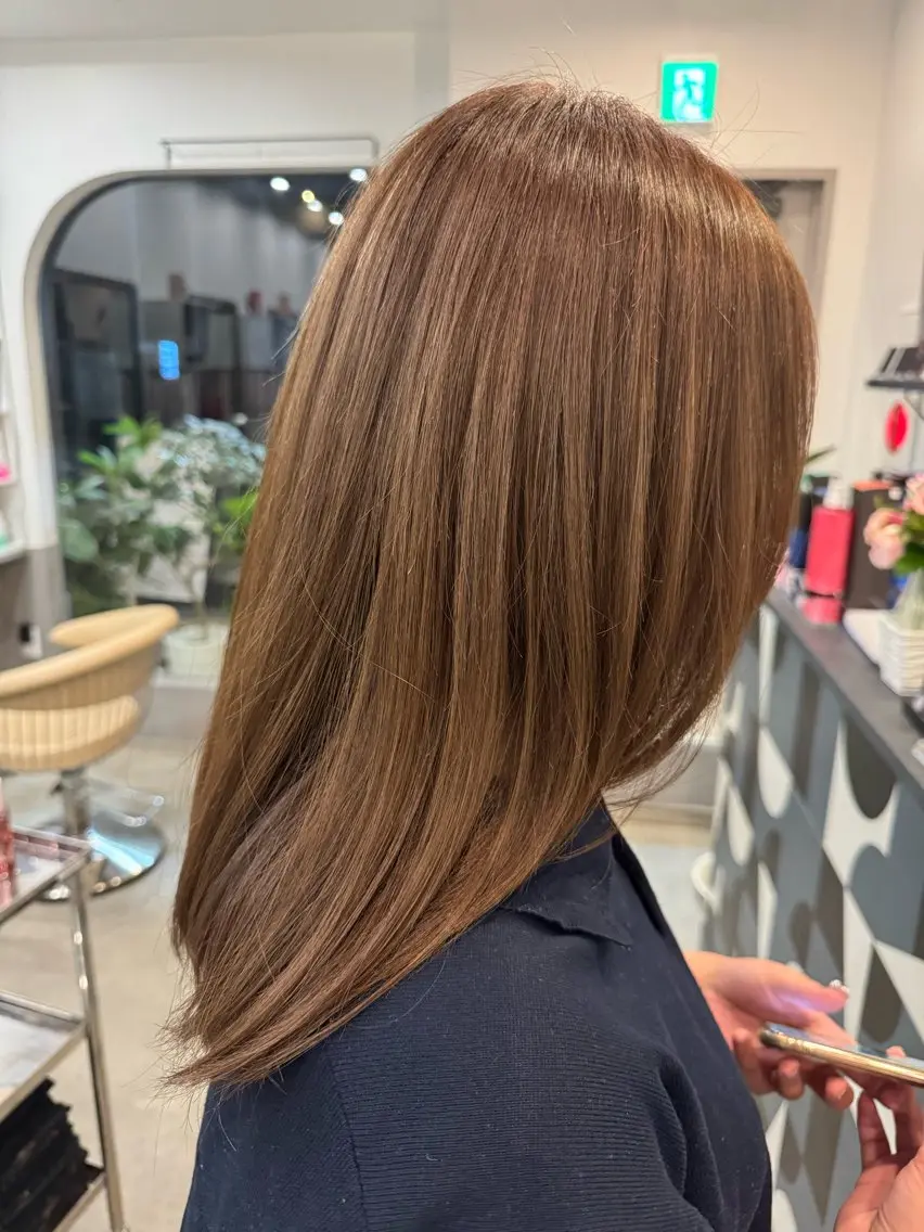 カット💇🏻+カラー🍃の写真