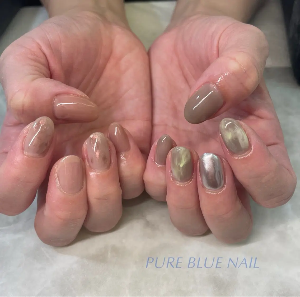 ネイル PURE BLUE NAILのネイルデザイン