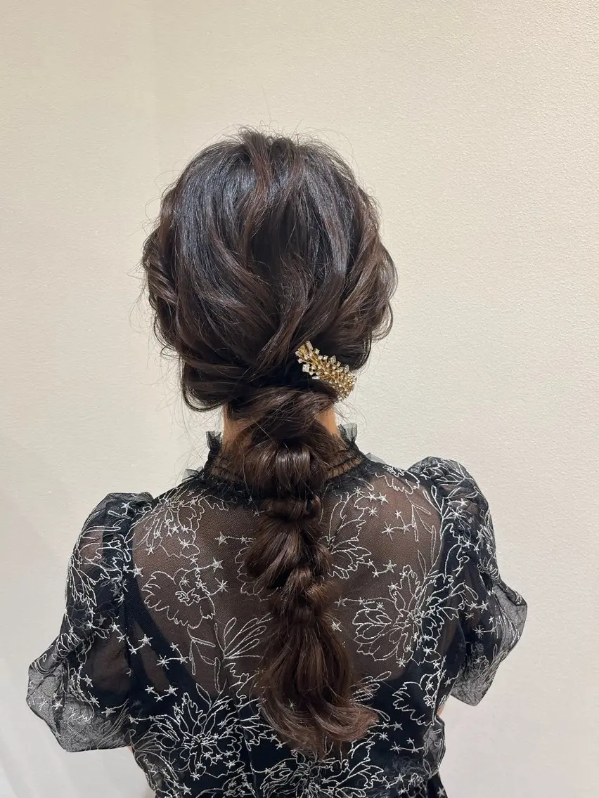 ヘアアレンジ ヘアセット nailsalon/ nagominowaのヘアスタイル
