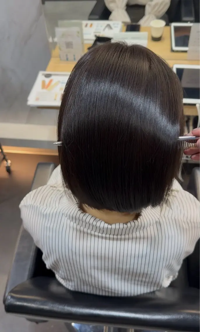 ショート カット 縮毛矯正 桜井 翼のヘアスタイル