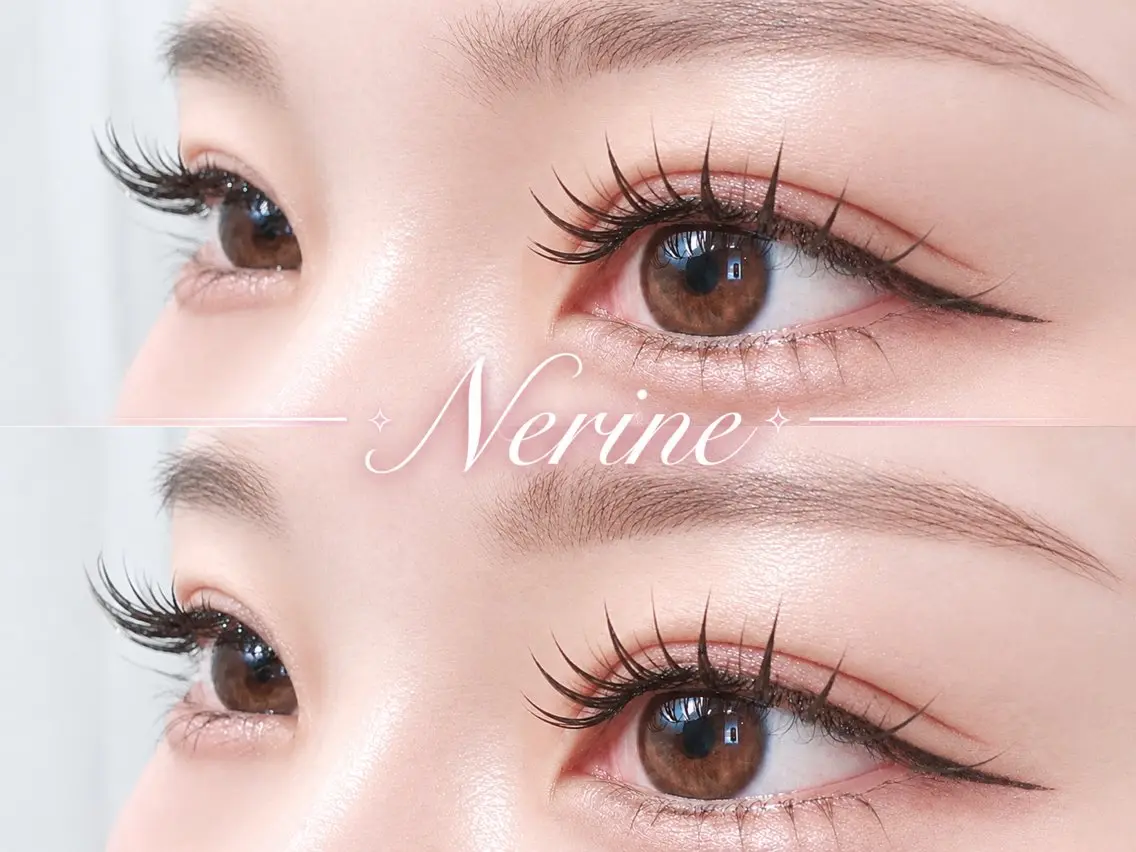 マツエク・マツパ 束感まつ毛 フラットラッシュ Nerine ネリネのマツエク・マツパデザイン