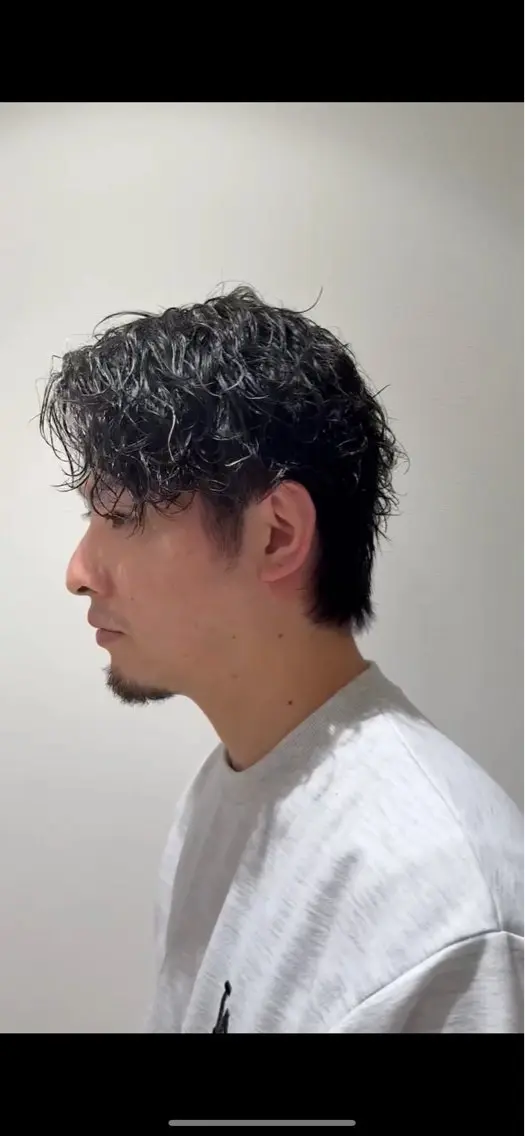 パーマ メンズ カット パーマ 玉村 愛李 【ash 津田沼店】のヘアスタイル
