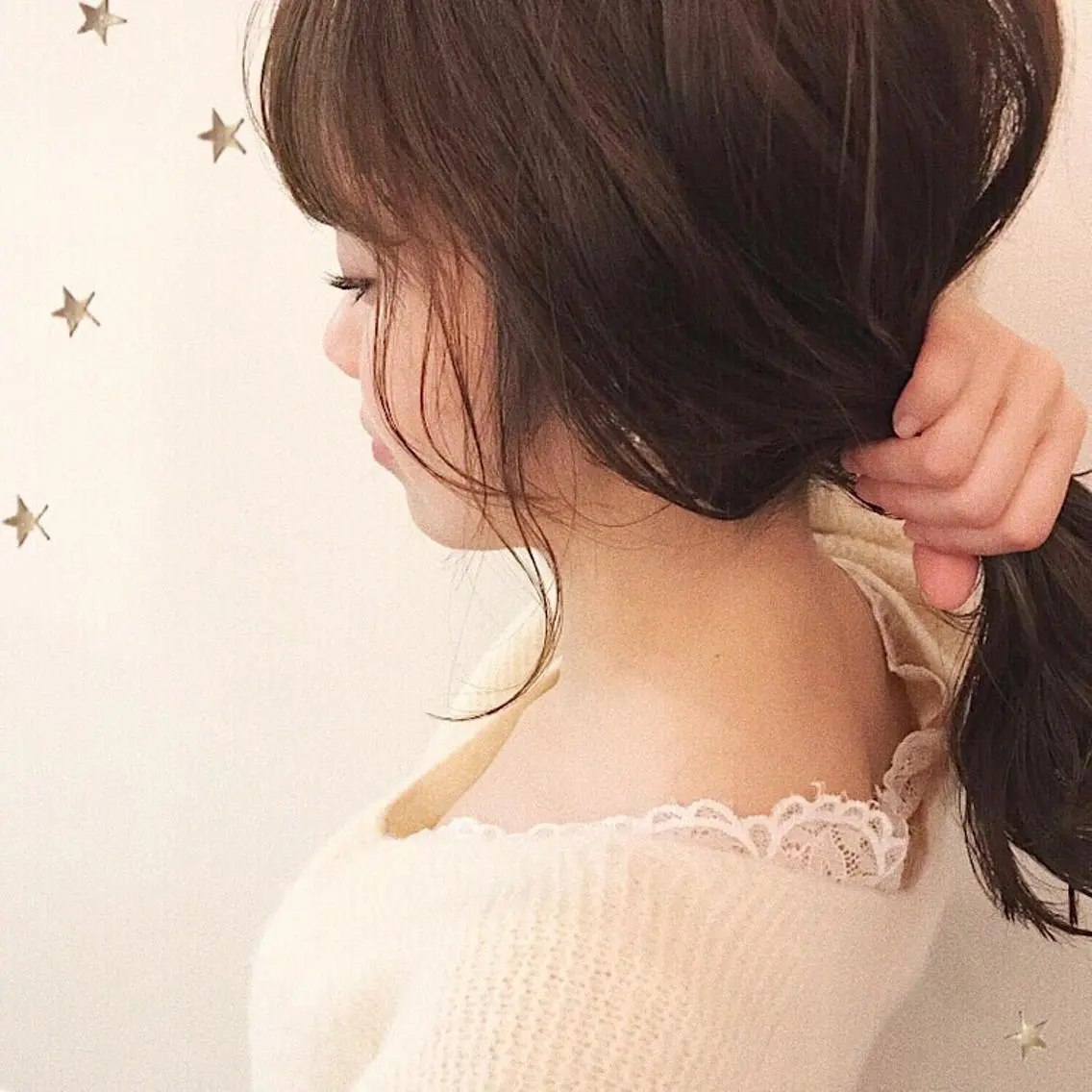 セミロング 市川 千夏のヘアスタイル