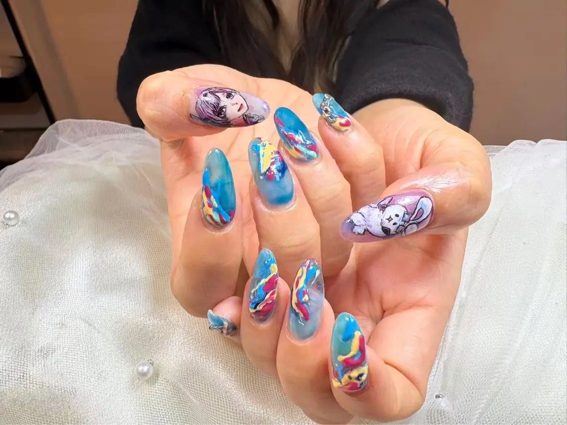 ネイル ハンドネイル リセス 高田馬場💎のネイルデザイン
