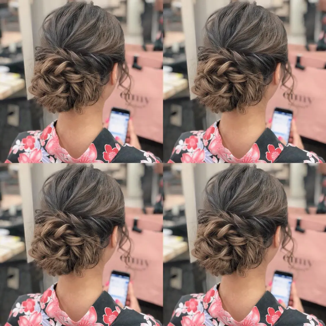 セミロング ヘアアレンジ ヘアセット 🌷MAYU 🌷のヘアスタイル