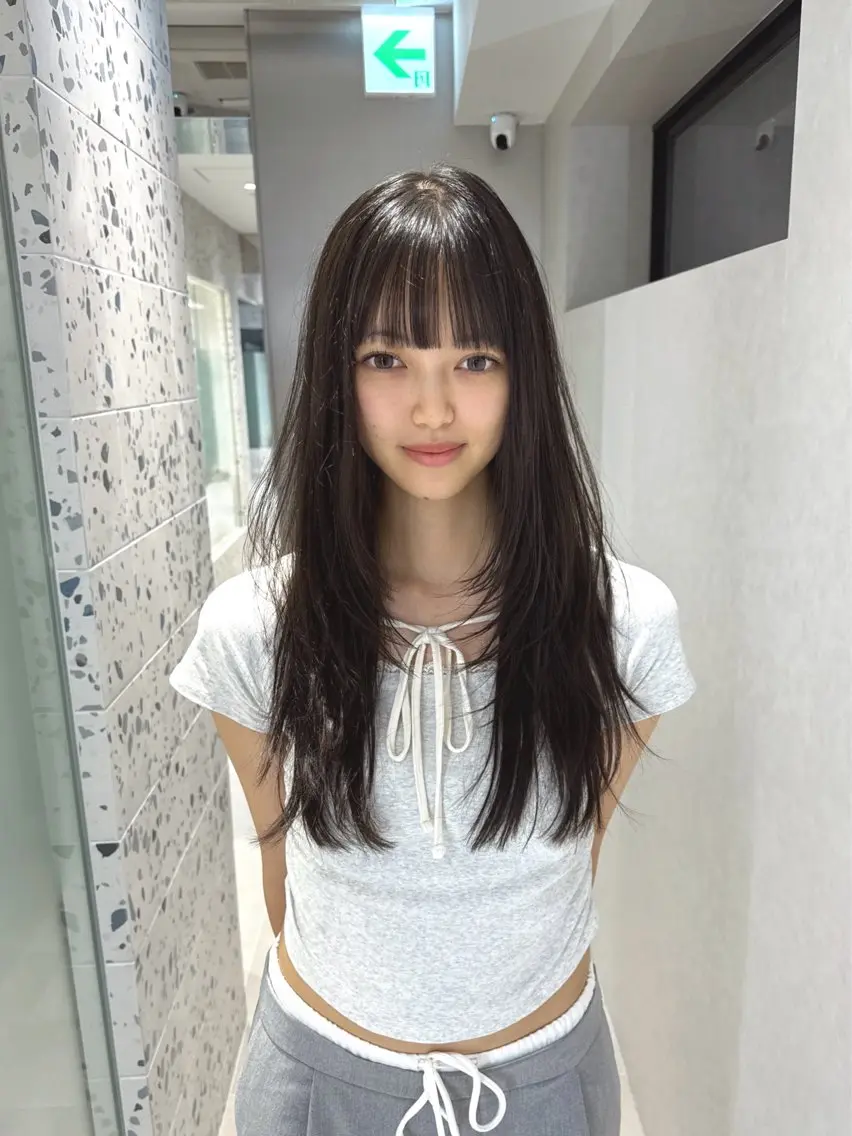 ロング カット トリートメント 矢野 晃平のヘアスタイル