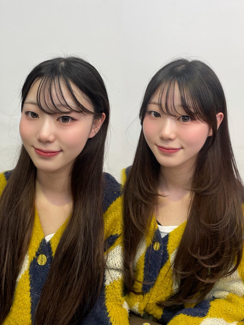 ミディアム カット ヘアカラー トリートメント ヘッドスパ ヘアセット レイヤー似合わせ特化 /谷町/妃菜🎀のヘアスタイル