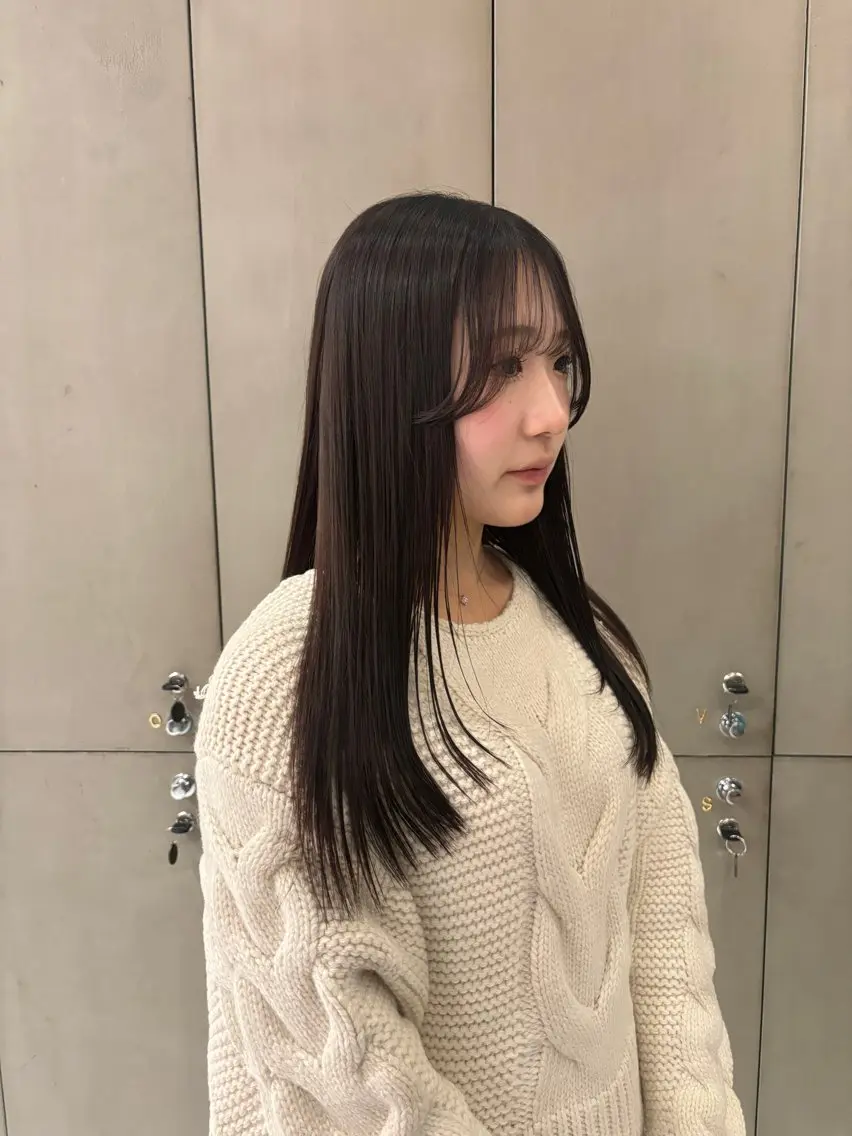 ロング カラー グレージュ ️🩵RINKA/ 艶color🩵のヘアスタイル