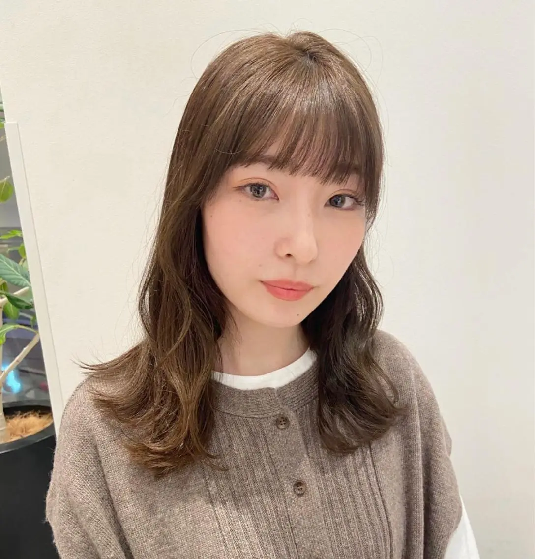 カラー K-two谷町❄️ hinaのヘアスタイル