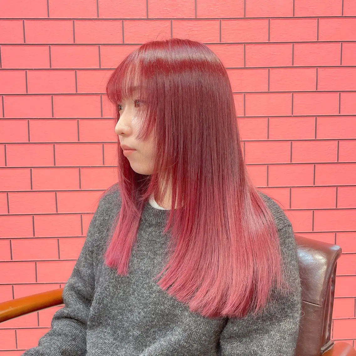 セミロング カラー バレイヤージュ ブリーチ ケアブリーチ ダブルカラー イヤリングカラー カット ヘアカラー トリートメント ブリーチの神 KYONのその他イメージ