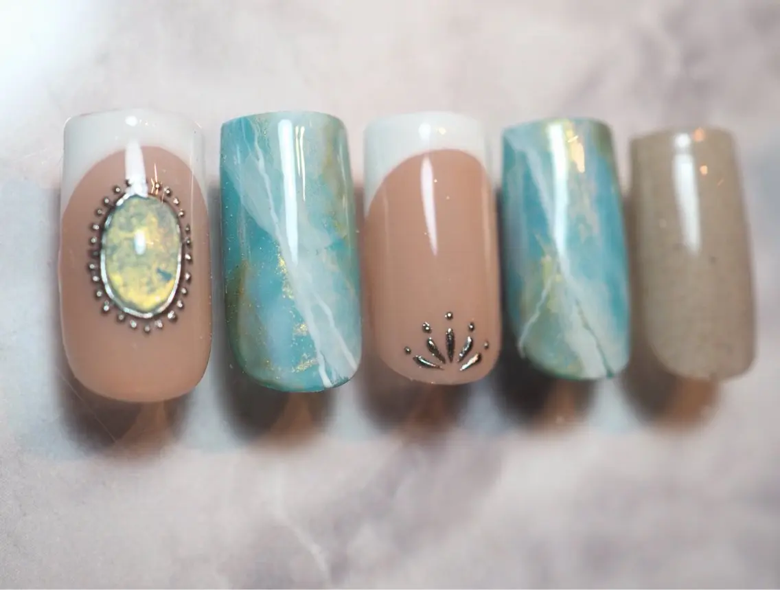 ネイル なんば7nail YUZUHAのネイルデザイン