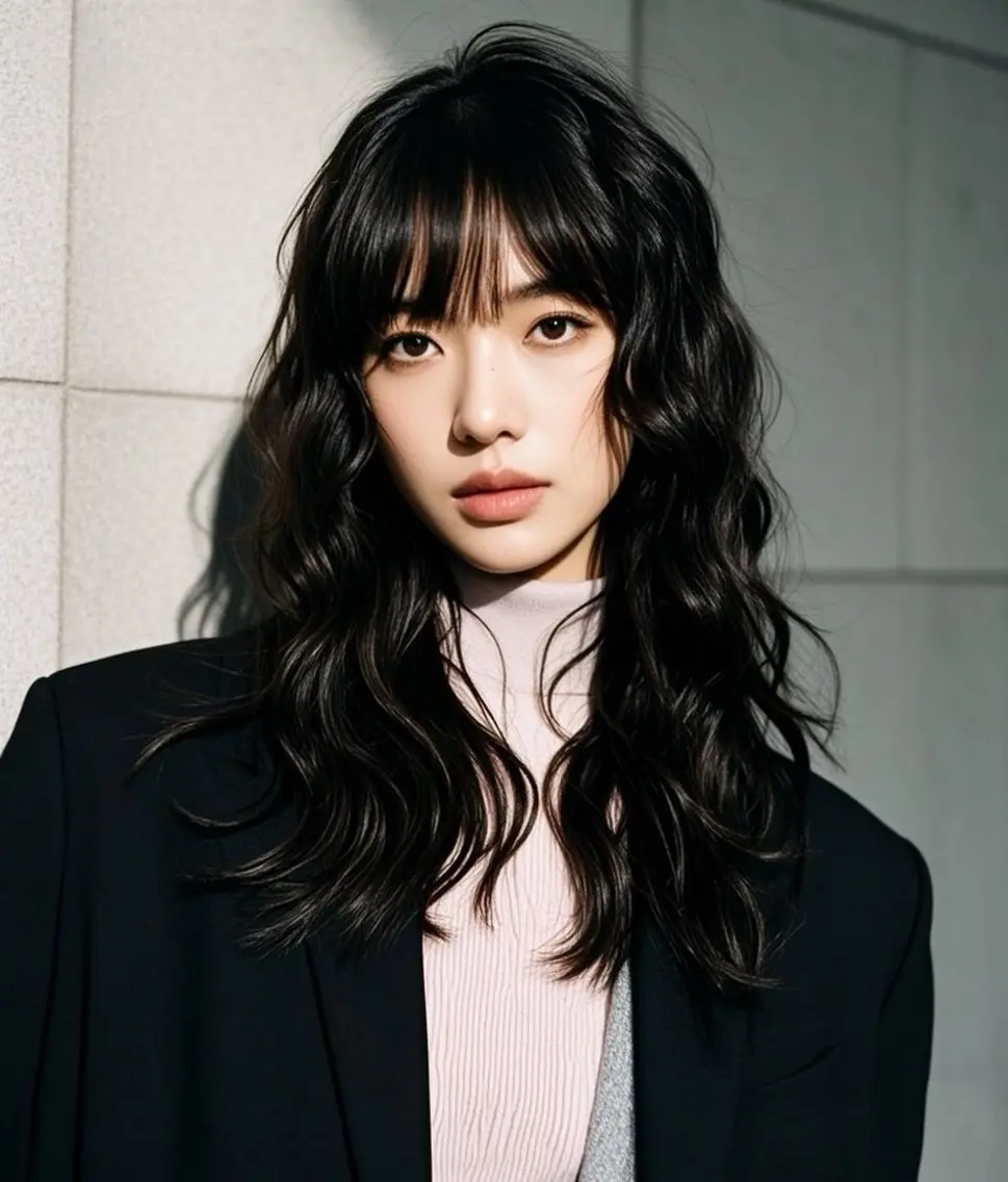 セミロング ショートボブ セミロングパーマ アッシュ ボブ くびれヘア カット ヘアカラー トリートメント ウルフカット 811 大阪梅田 ウルフのヘアスタイル