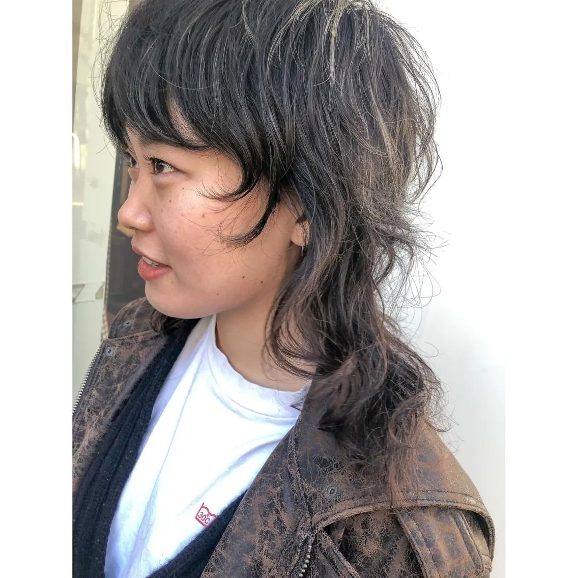 ミディアム カラー ハイライトカラー ハイライト ウルフカット カット ヘアカラー トリートメント ヘアセット センスをお届けします 大谷将生infpのヘアスタイル