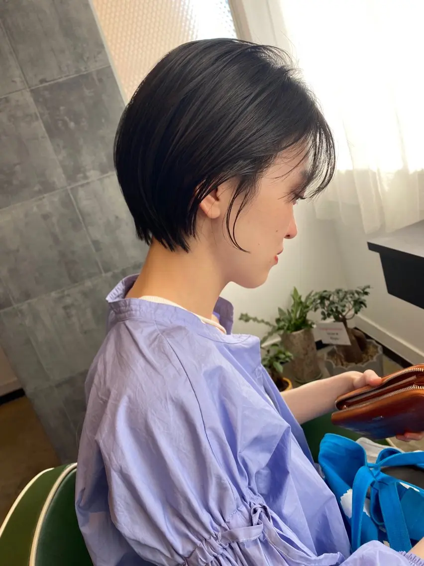 ショート 広島/ボブ/レイヤー 🌿‬wakabaのヘアスタイル