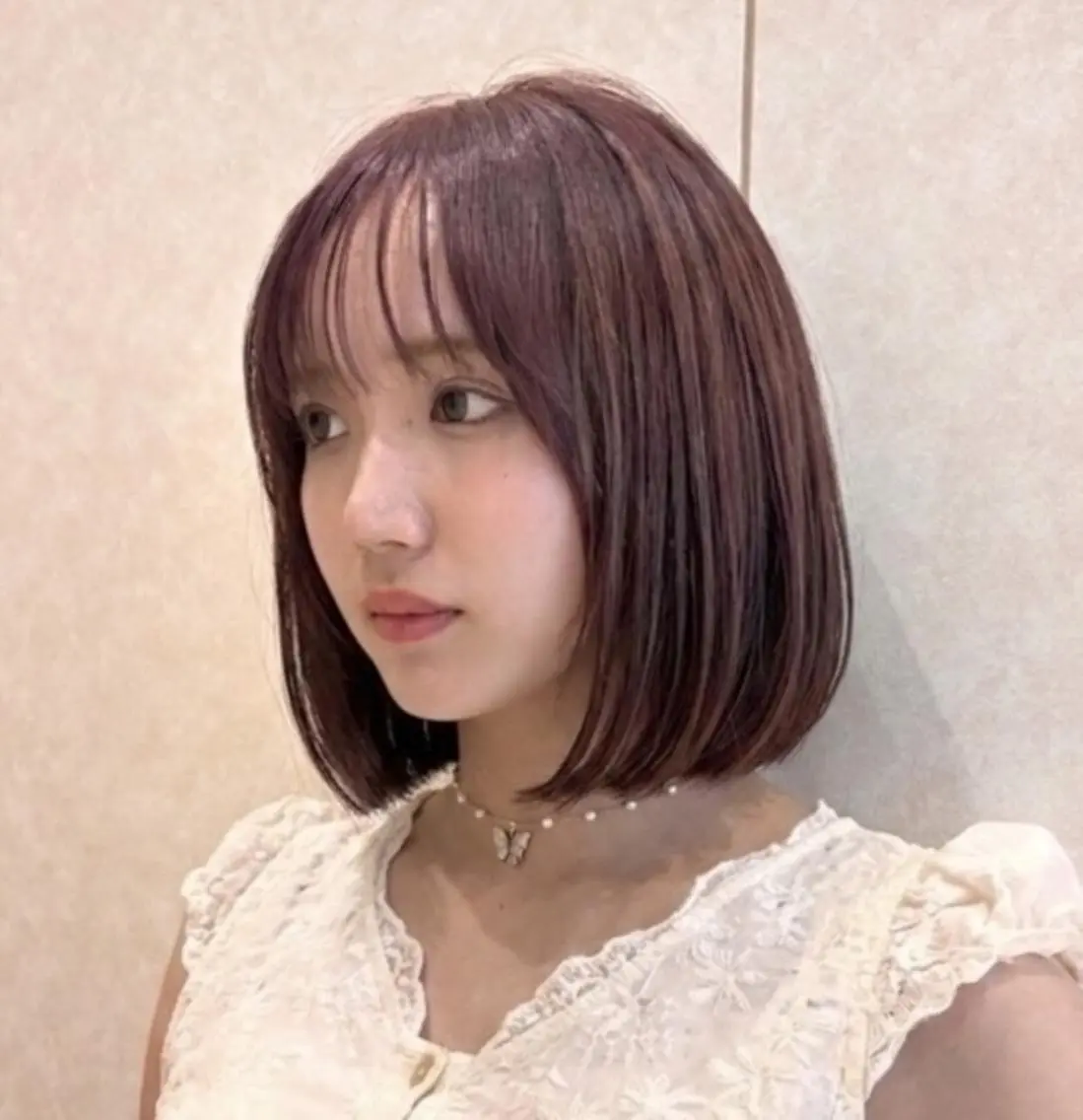 ミディアム カット トリートメント ボブ 西宮北口/みなみのヘアスタイル