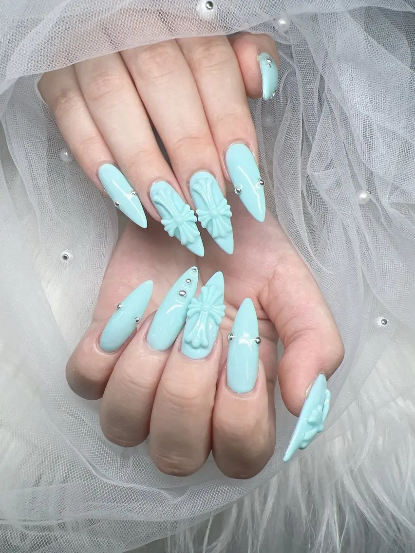 ネイル ハンドネイル Lee Nails チップ長さだし専門店のネイルデザイン